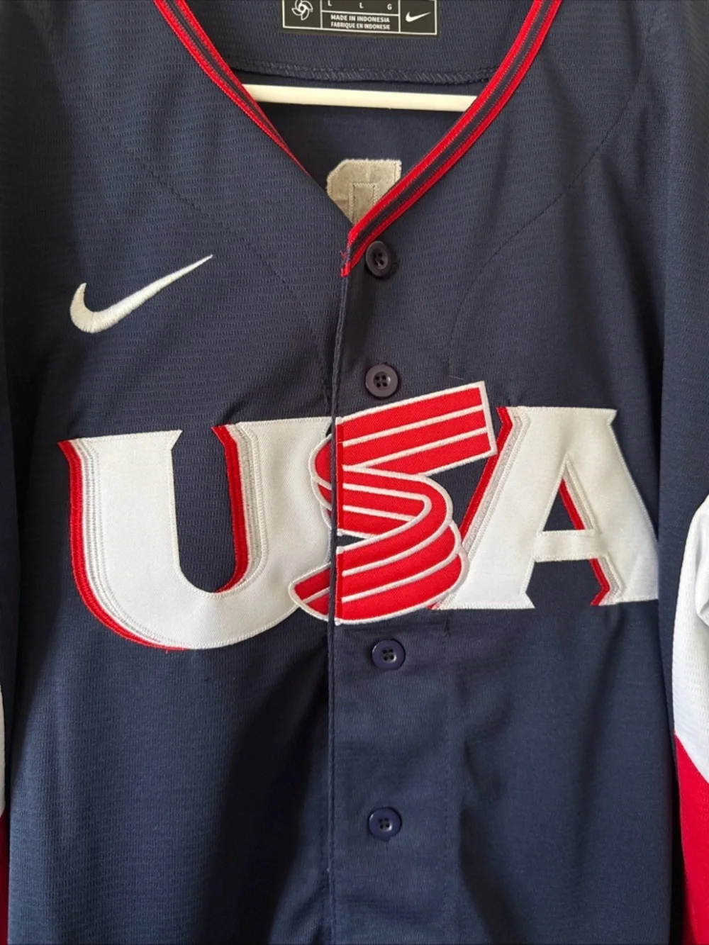 Men’s Nike Aaron Judge #99 Team USA World Baseball Classic Sz L RARE - Picture 2 of 5